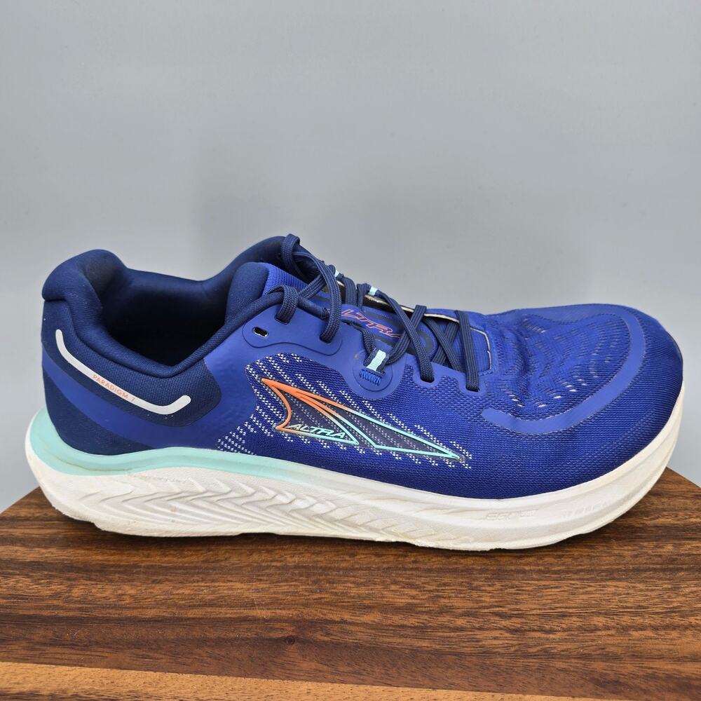 Altra Paradigm 7 Shoes Mens 11.5 Blue Gym Low Top Running Athletic Sneakers